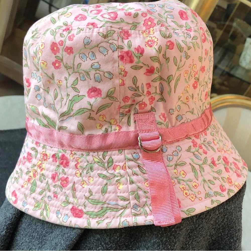 Gymboree Kid’s Unisex 100% Cotton Orange Reversible Sun Hat Size L-XXL (5-7 Yrs)